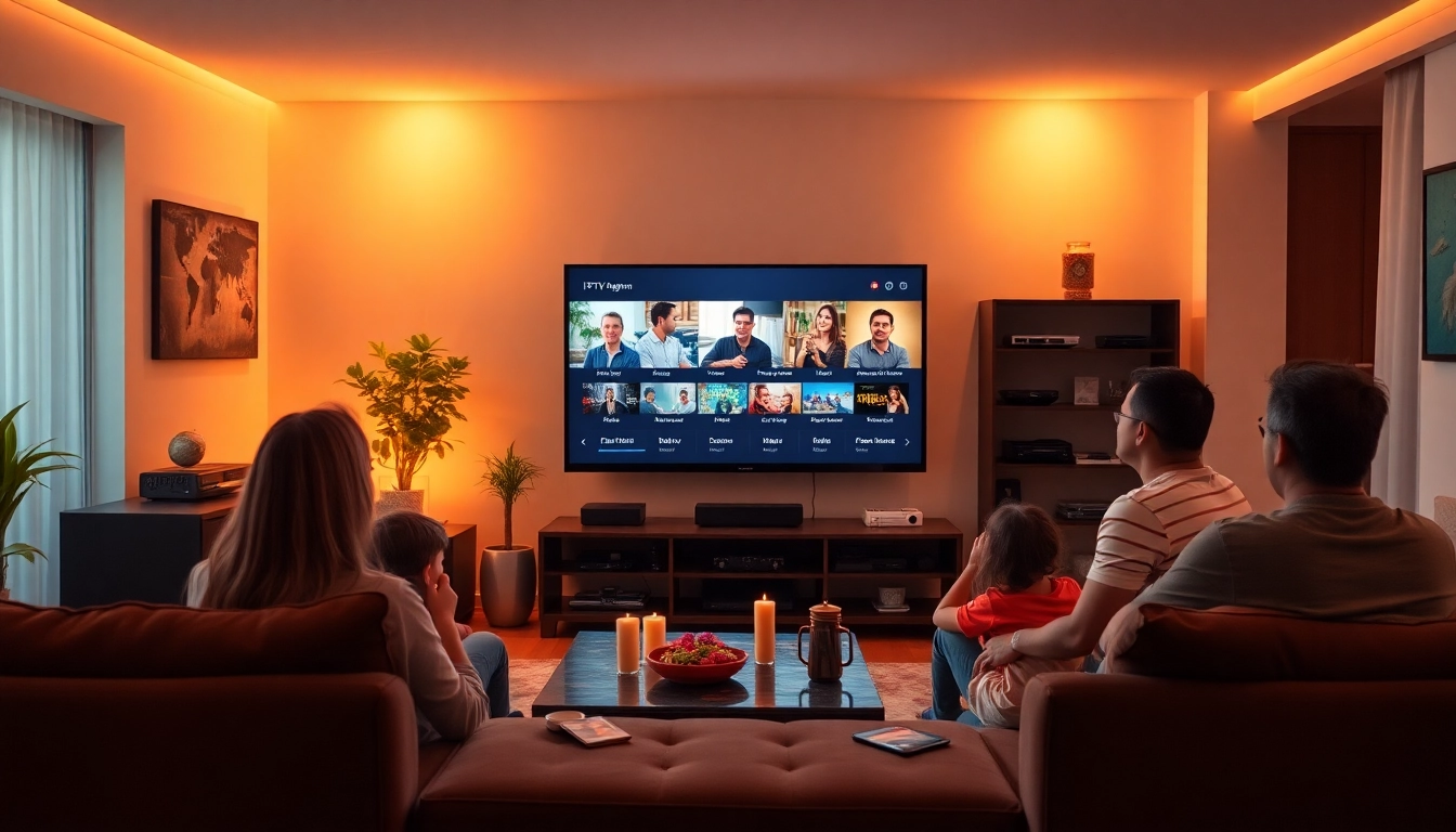 Enjoy a seamless iptv trial with access to thousands of channels in a cozy home setting.