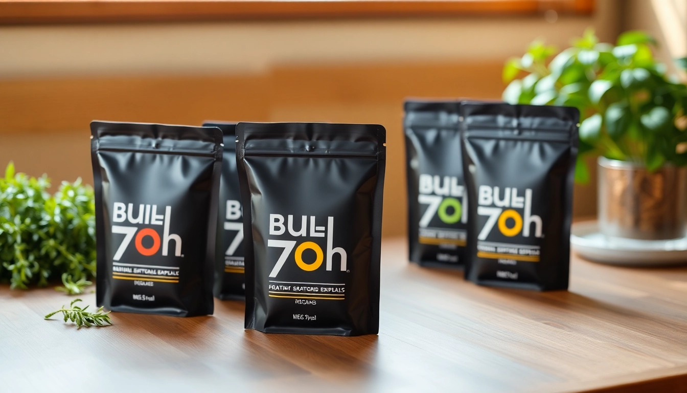 Showcasing Bulk 7oh products with vibrant colors and sleek packaging, enhancing appeal for users.