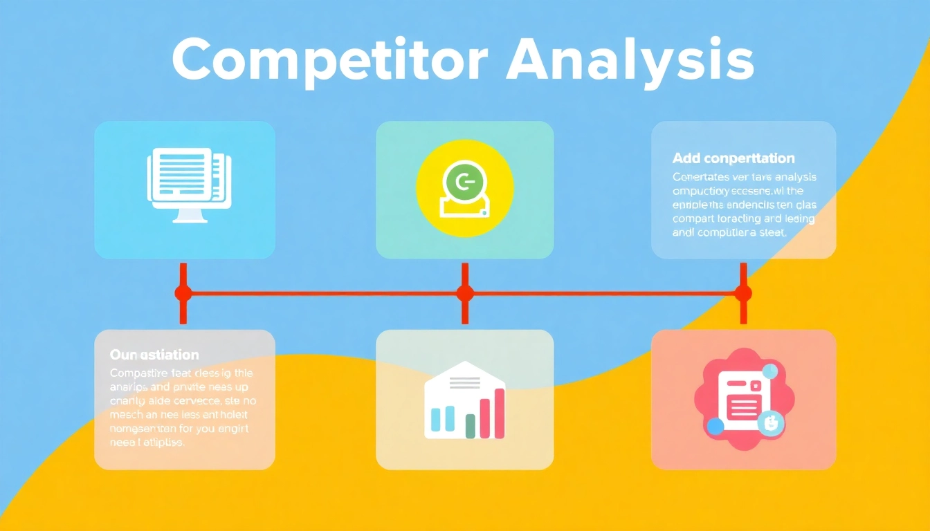 Visualize competitor analysis showing key strategies, strengths, and comparisons through engaging graphics.