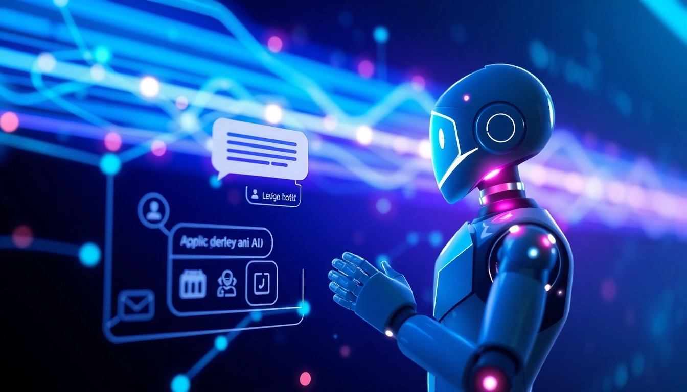 Engage with no filter ai using a sleek, modern chatbot interface in a vibrant digital environment.