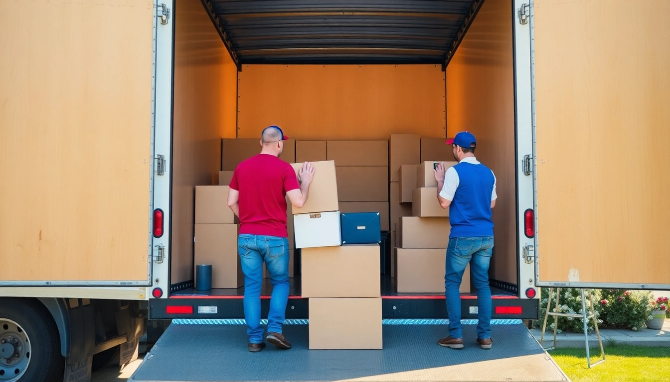 Efficient furniture loading during Umzug Nürnberg by professional movers.