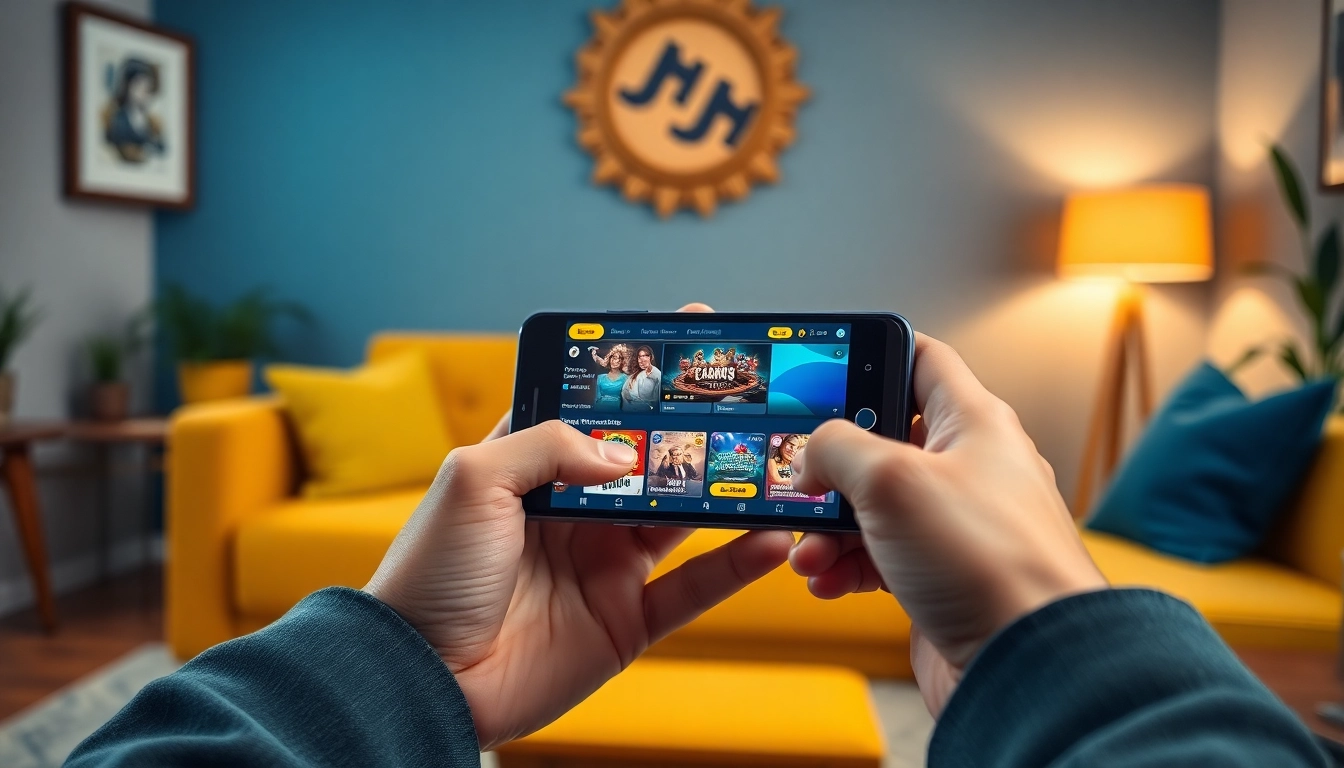 Engage with the 77bet app on your smartphone showcasing bonus offers and gaming features.