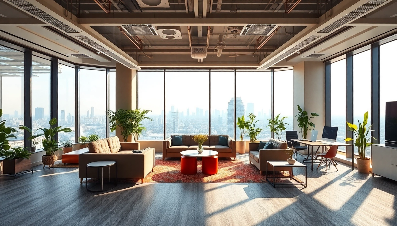 Explore modern commercial space for rent in Bangalore, showcasing a vibrant office setting.