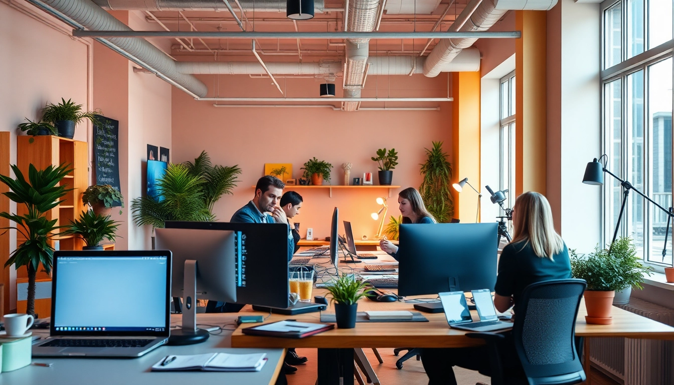 Craft creative wps content in a vibrant and collaborative workspace filled with professionals.