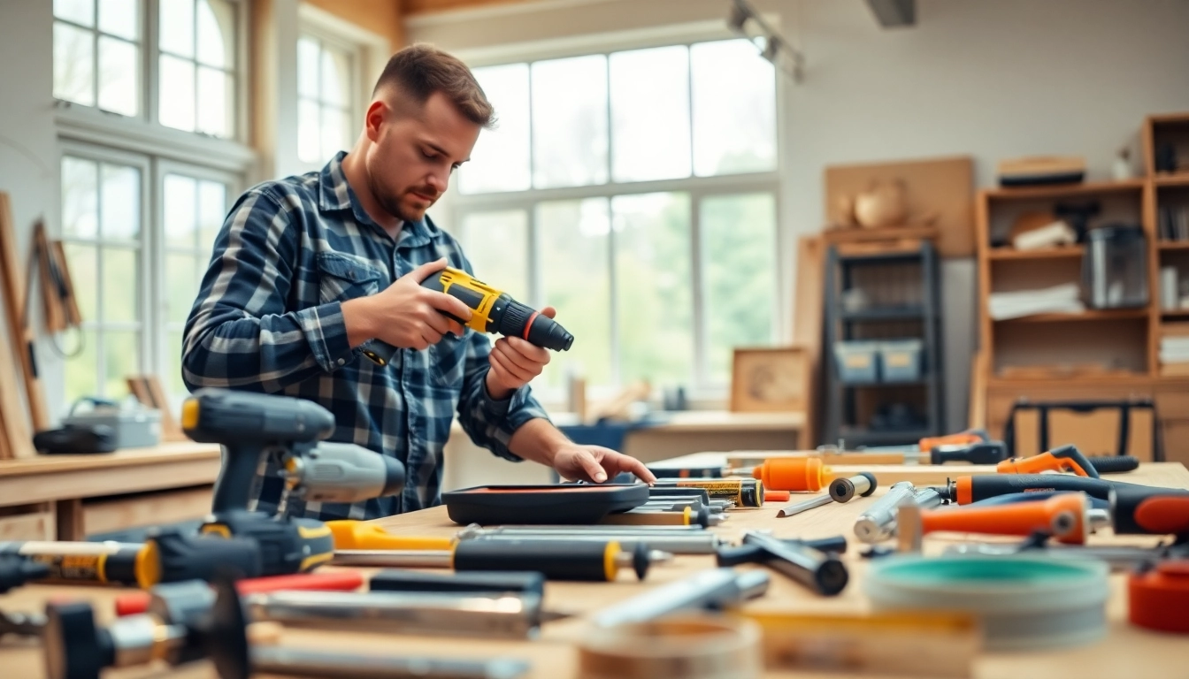 Werkzeuge bei https://heimwerkglobal.de/ für Heimwerker fachmännisch arrangiert und genutzt.