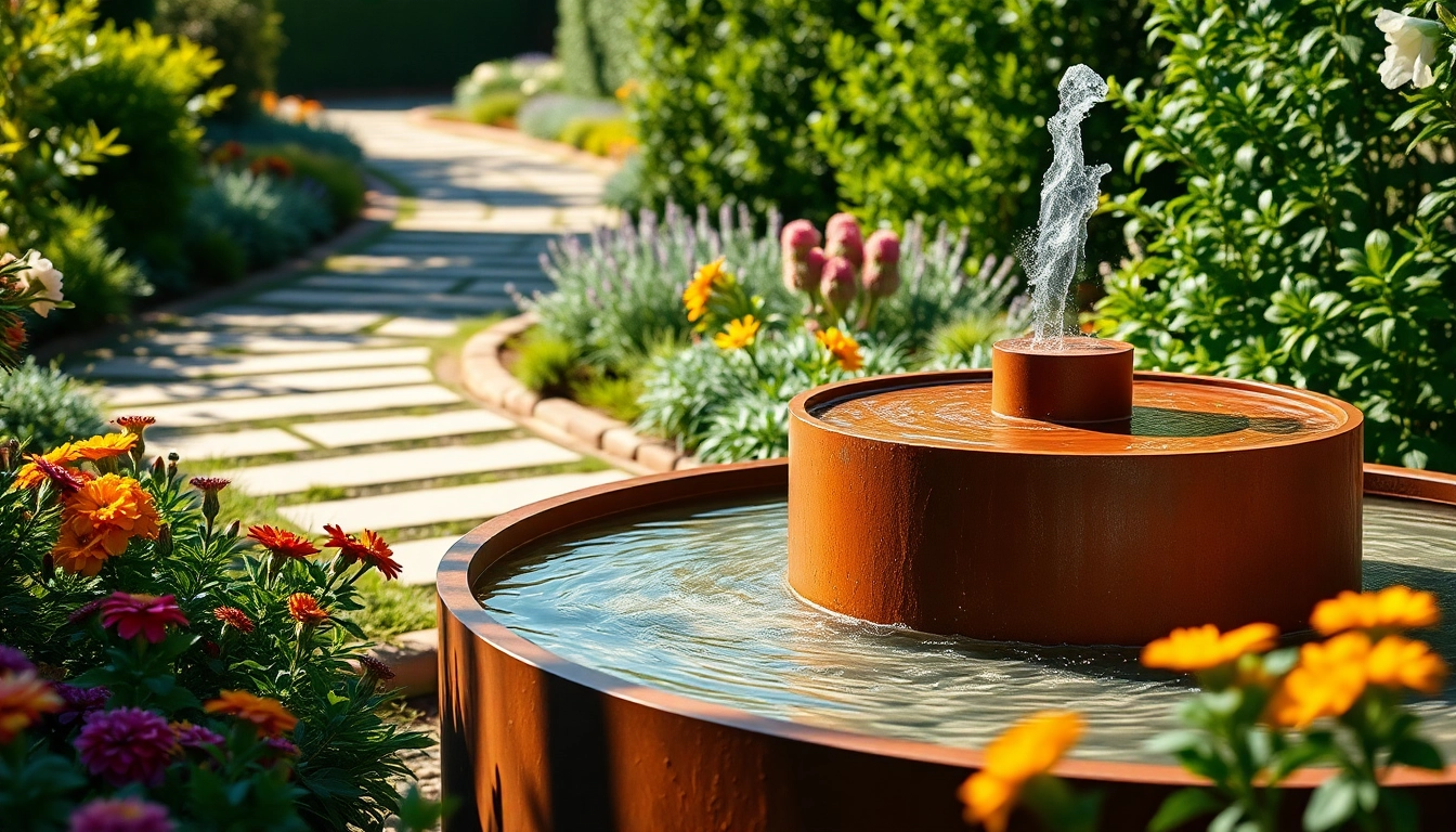 Hochwertige cortenstahl brunnen für jeden Garten: Design, Pflege und Auswahl