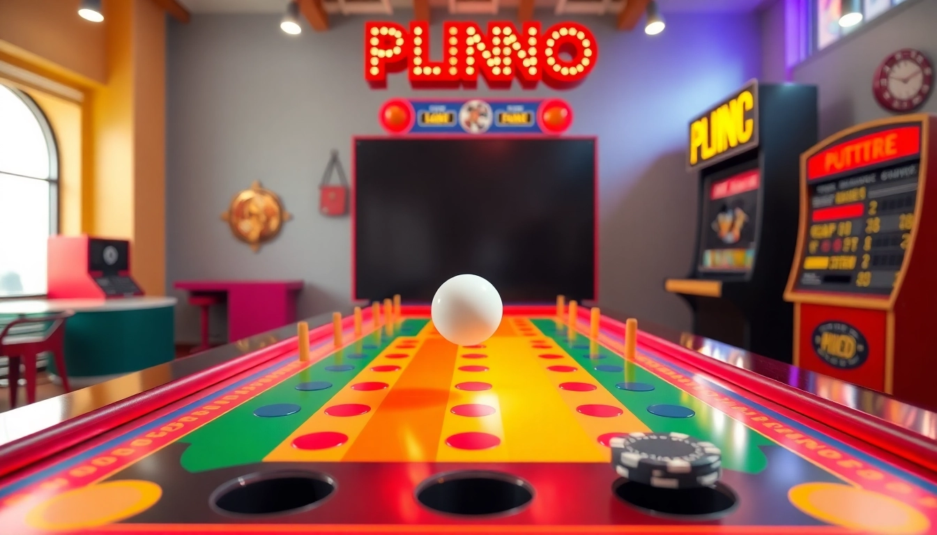 Main halaman situs plinko dengan papan permainan yang mengasyikkan dan chip tambahan.