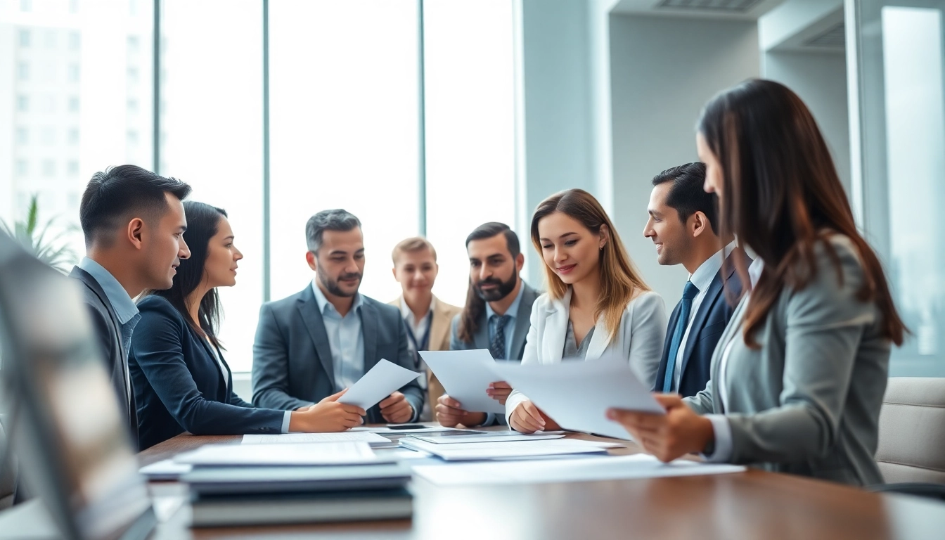 Team providing QSM document clearing services in a professional office setting.